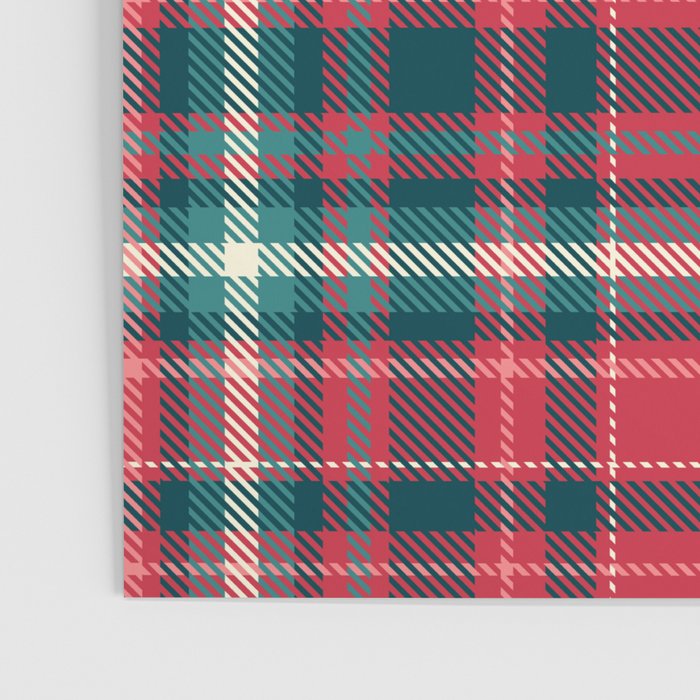 Classic Christmas Plaid Poster Gallery Image 3