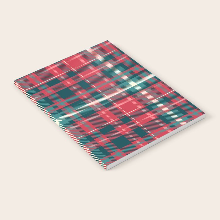 Classic Christmas Plaid Notebook Gallery Image 1