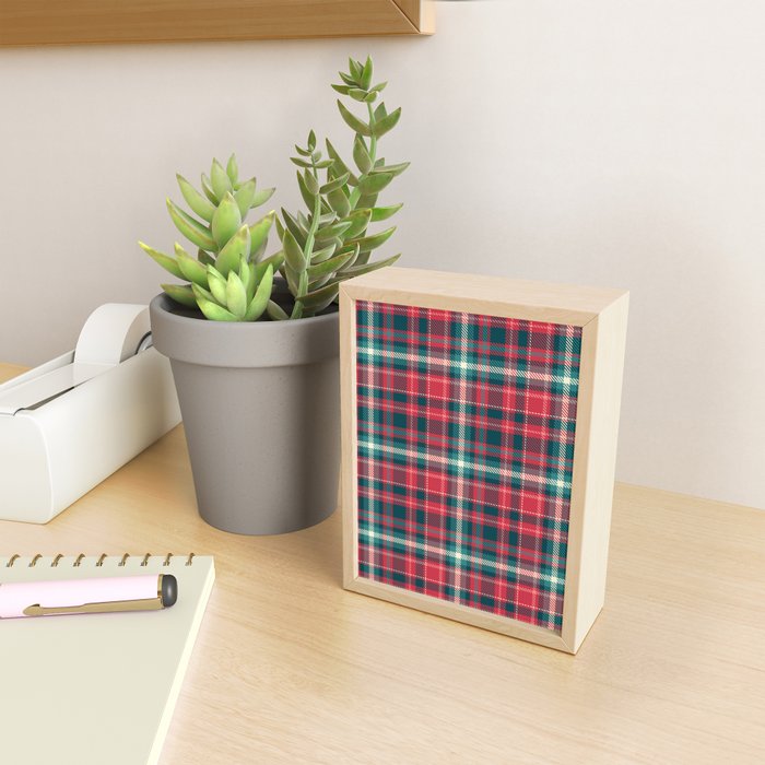 Classic Christmas Plaid Mini Art Print Gallery Image 2