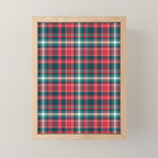 Classic Christmas Plaid Mini Art Print Gallery Image 1