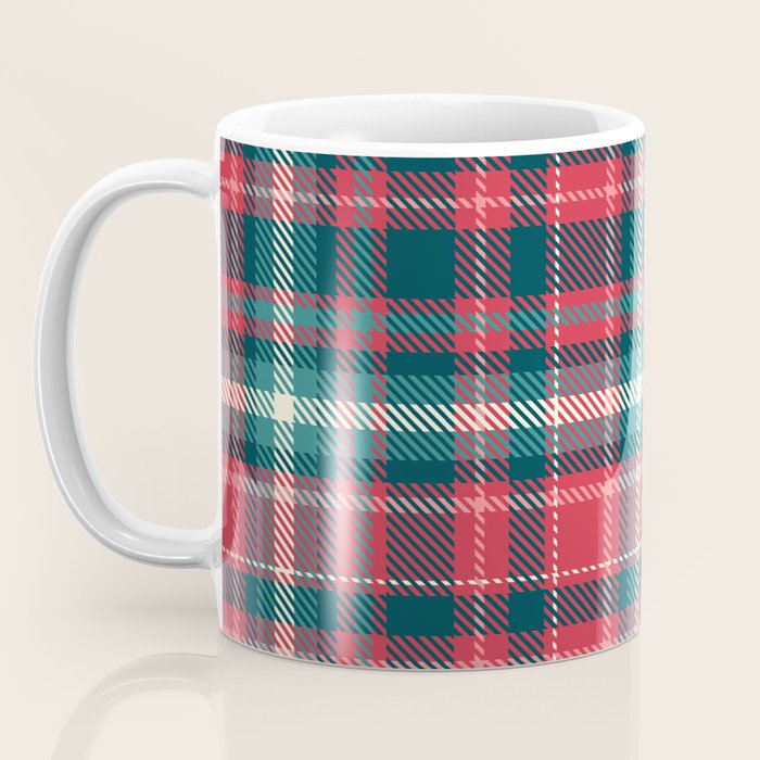 Classic Christmas Plaid Coffee Mug Gallery Image 3