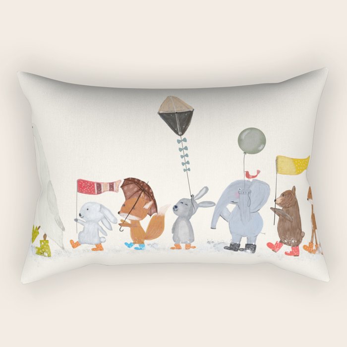 splish splash Rectangular Pillow Gallery Image 1