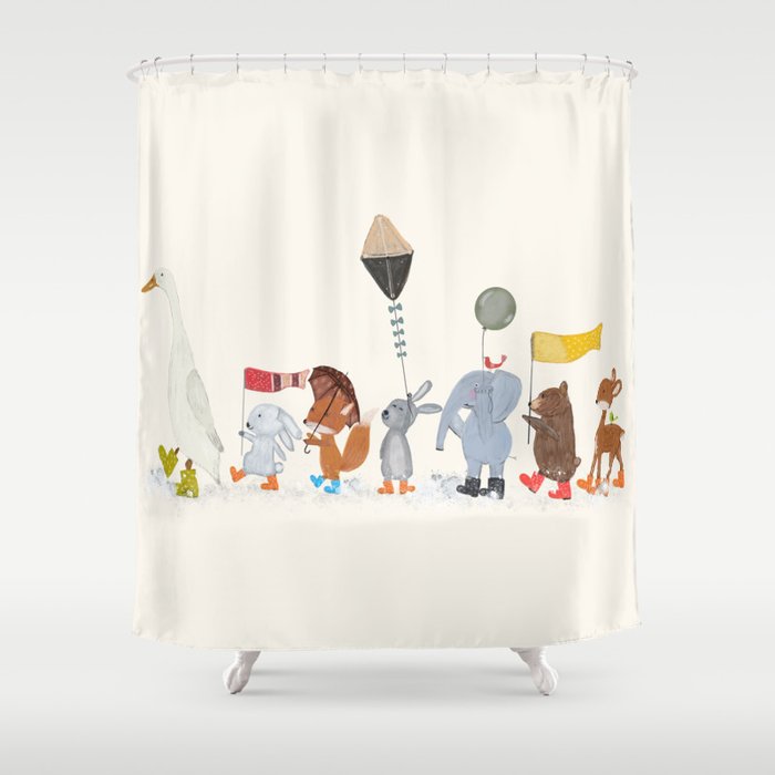 splish splash Shower Curtain Gallery Image 1
