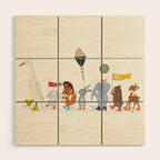 splish splash Wood Wall Art Gallery Image 1