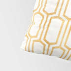 Gold Abstract Pattern Pillow Sham Gallery Image 4