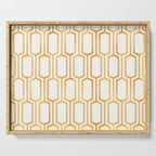 Gold Abstract Pattern Serving Tray Gallery Image 1