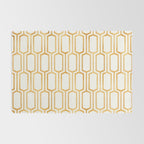 Gold Abstract Pattern Rug Gallery Image 2