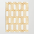 Gold Abstract Pattern Poster Gallery Image 4