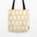 Gold Abstract Pattern Tote Bag Gallery Image 1