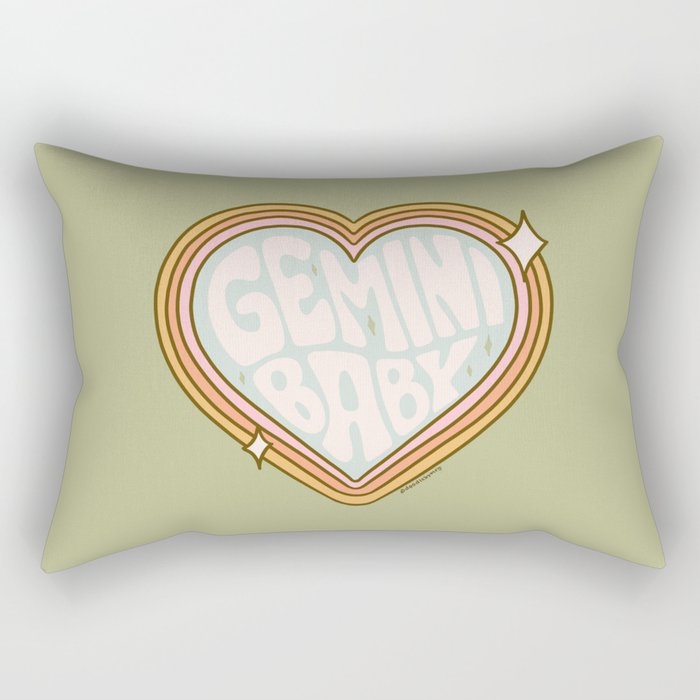Gemini Baby Rectangular Pillow Gallery Image 2