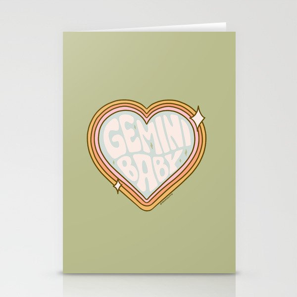 Gemini Baby Stationery Card Gallery Image 2
