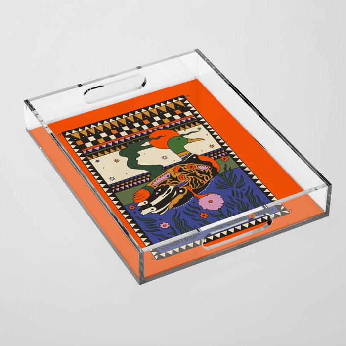 Mallard Acrylic Tray Gallery Image 1
