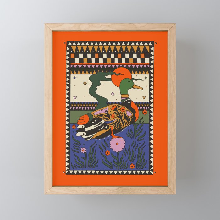 Mallard Mini Art Print Gallery Image 1