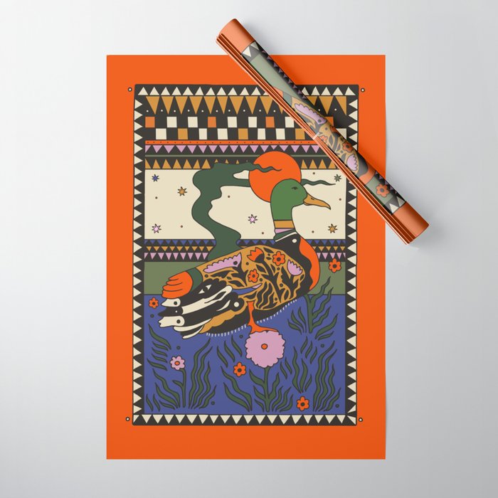 Mallard Wrapping Paper Gallery Image 1