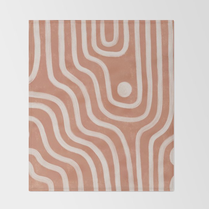 canyon flow Throw Blanket Gallery Image 2