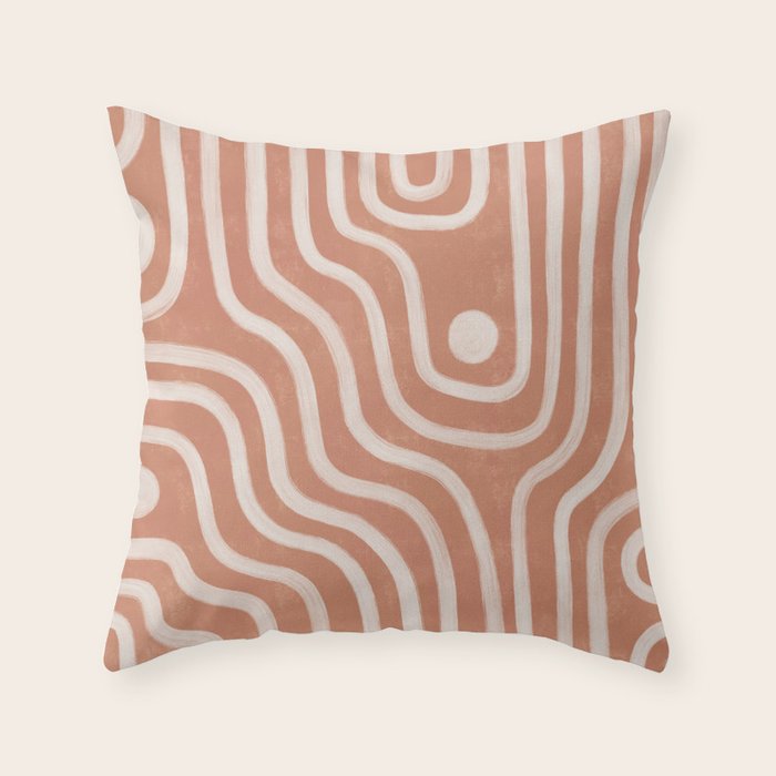 canyon flow Throw Pillow Gallery Image 6