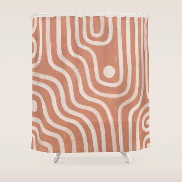 canyon flow Shower Curtain Gallery Image 1