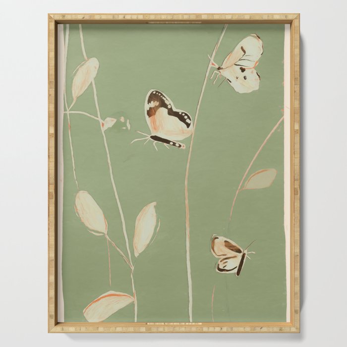Butterflies 2 Serving Tray Gallery Image 1