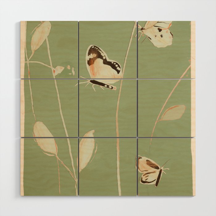 Butterflies 2 Wood Wall Art Gallery Image 1