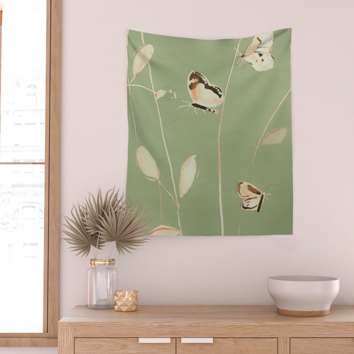 Butterflies 2 Wall Tapestry Gallery Image 2