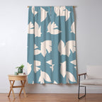 Henri Matisse Inspired Flying Doves Bird Pattern Window Curtain Gallery Image 5