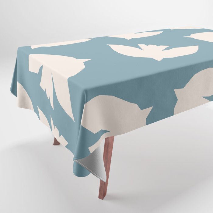 Henri Matisse Inspired Flying Doves Bird Pattern Tablecloth Gallery Image 1
