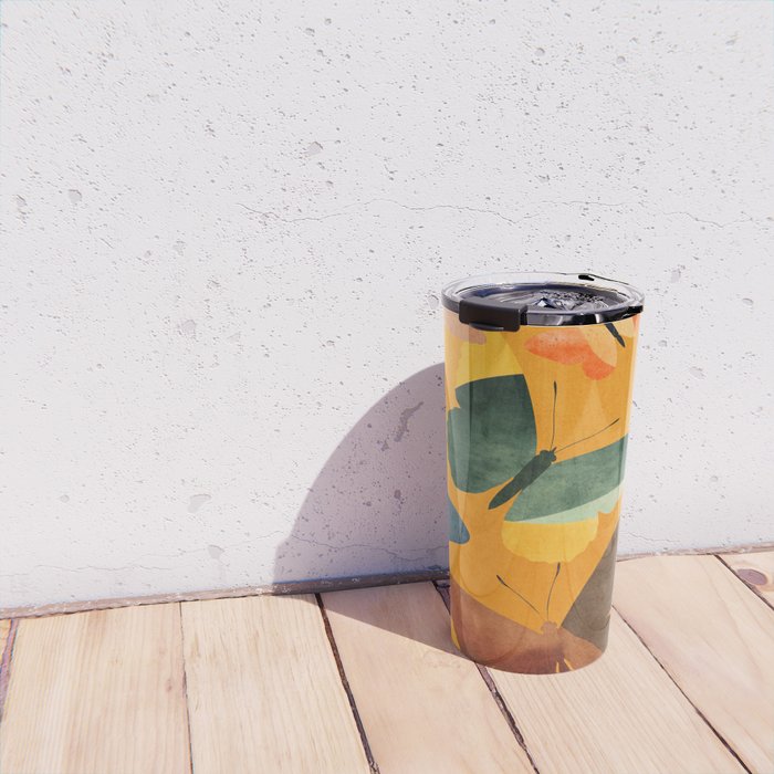 Beautiful Butterflies 5 Travel Mug Gallery Image 4