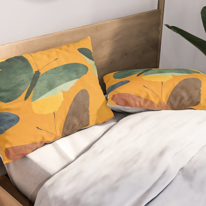 Beautiful Butterflies 5 Pillow Sham Gallery Image 2