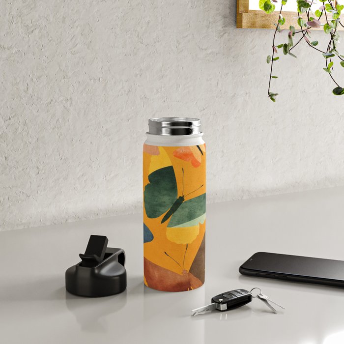 Beautiful Butterflies 5 Water Bottle Gallery Image 4