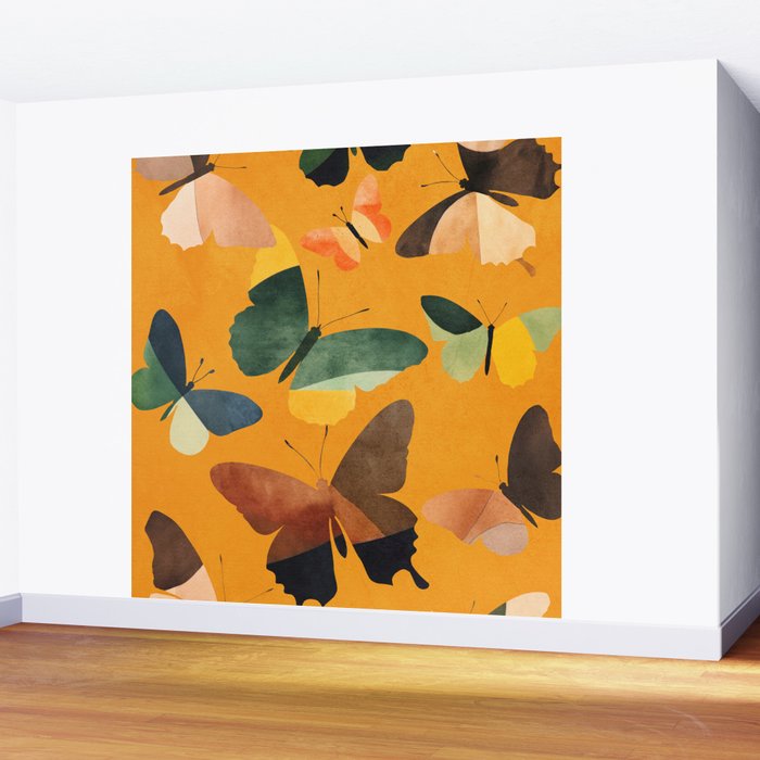 Beautiful Butterflies 5 Wall Mural Gallery Image 2