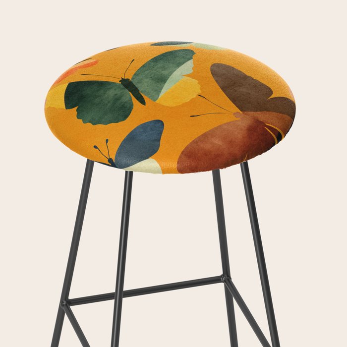 Beautiful Butterflies 5 Stool Gallery Image 2