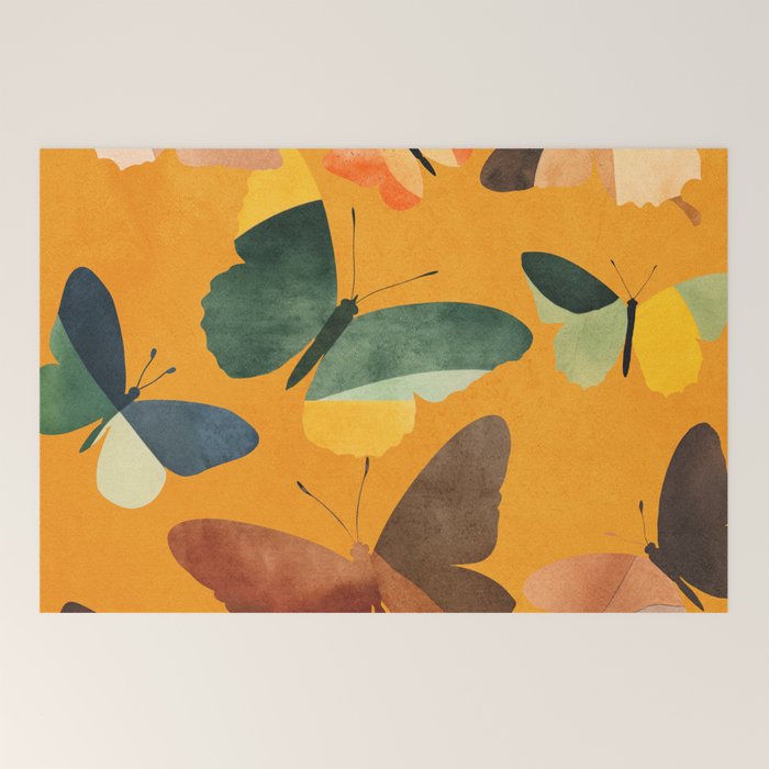 Beautiful Butterflies 5 Welcome Mat Gallery Image 2