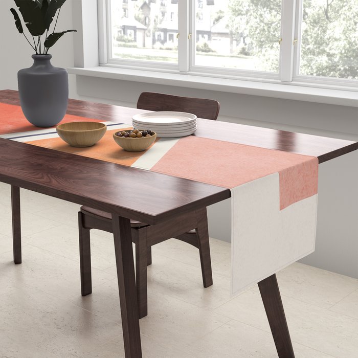 Modern Abstraction 18 Table Runner Gallery Image 2
