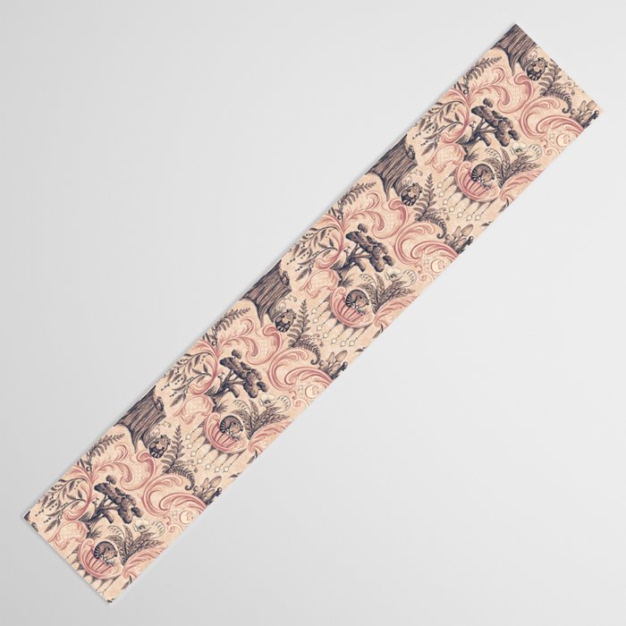 Fairytale Forest Raccoons - pink Table Runner Gallery Image 3