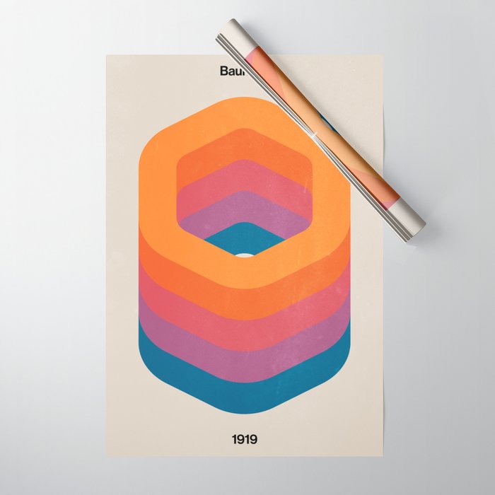 Bauhaus 1919 Exhibition 01 Wrapping Paper Gallery Image 1