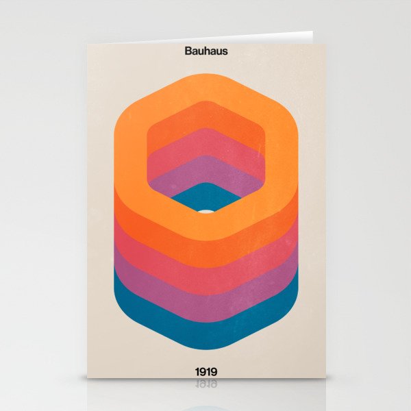 Bauhaus 1919 Exhibition 01 Stationery Card Gallery Image 1