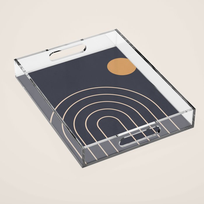 Minimal Geometric 84 Acrylic Tray Gallery Image 1