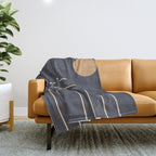 Minimal Geometric 84 Throw Blanket Gallery Image 1