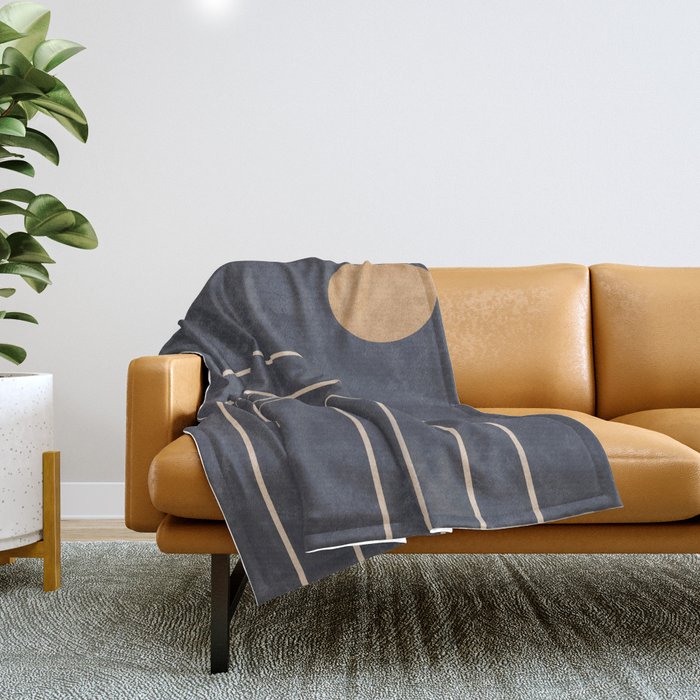 Minimal Geometric 84 Throw Blanket Gallery Image 1
