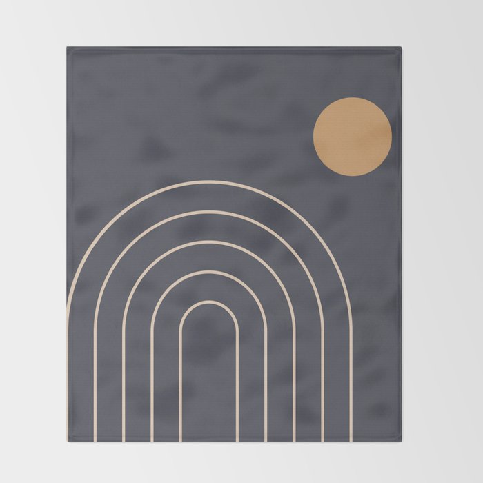 Minimal Geometric 84 Throw Blanket Gallery Image 2