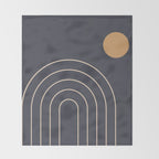 Minimal Geometric 84 Throw Blanket Gallery Image 2