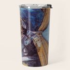Girl With Scuba Mask Travel Mug Gallery Image 2