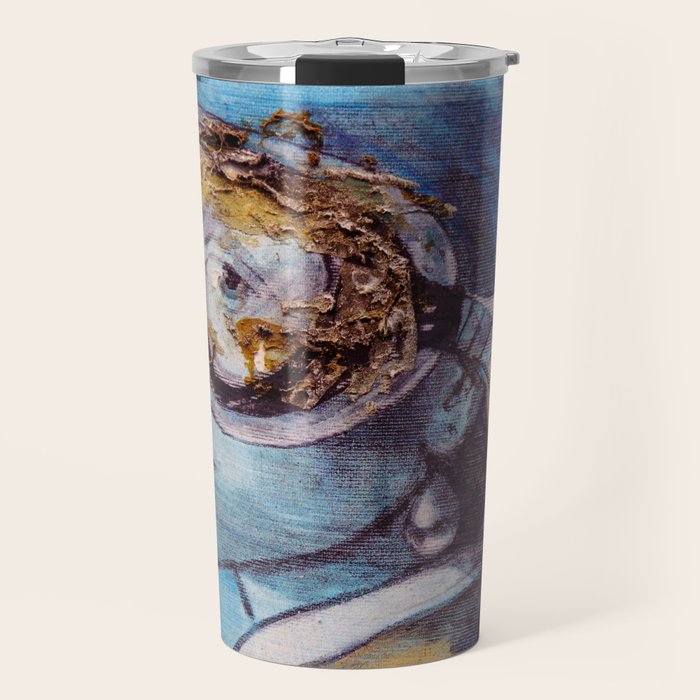 Girl With Scuba Mask Travel Mug Gallery Image 1