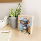 Girl With Scuba Mask Mini Art Print Gallery Image 2