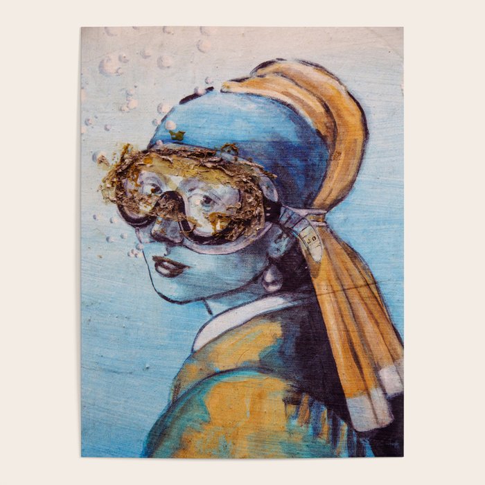 Girl With Scuba Mask Poster Gallery Image 4