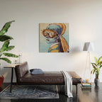 Girl With Scuba Mask Wood Wall Art Gallery Image 2