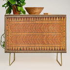 Belouch Antique Khorassan Persian Wedding Tablecloth Print Credenza Gallery Image 1