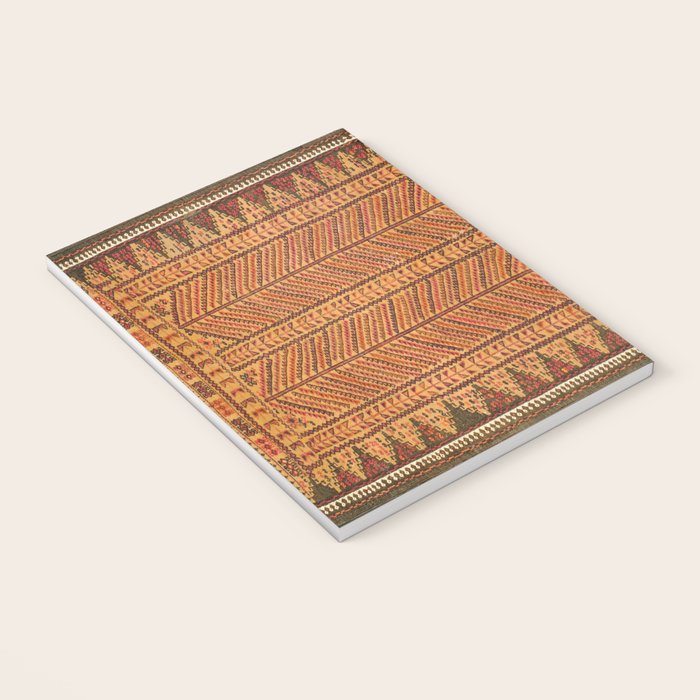 Belouch Antique Khorassan Persian Wedding Tablecloth Print Notebook Gallery Image 3
