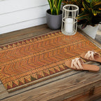 Belouch Antique Khorassan Persian Wedding Tablecloth Print Outdoor Rug Gallery Image 2