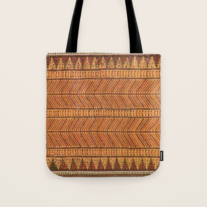 Belouch Antique Khorassan Persian Wedding Tablecloth Print Tote Bag Gallery Image 1